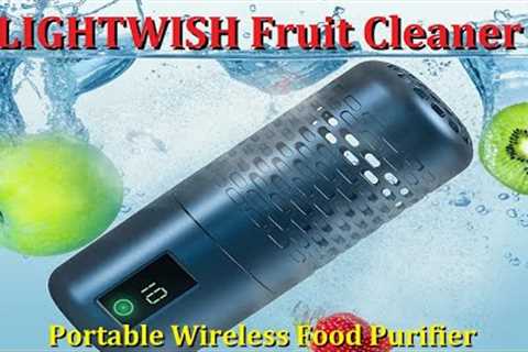 ⟹ LIGHTWISH Ultrasonic Vegetable, Fruit Cleaner | Unboxing | Product Reviews by Heirloom Reviews