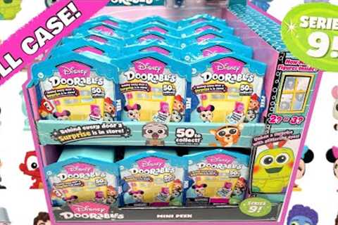Unboxing FULL CASE Disney Doorables Series 9 Mini Peek Blind Bag Toy Opening!! With Codes!!