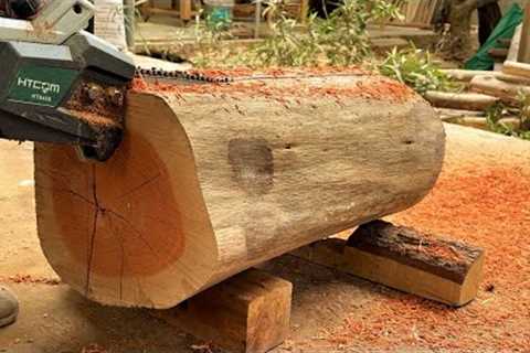 Creative Idea Monolithic Woodworking Extremely Interesting, Cool Unique Table Design By Wooden Stick