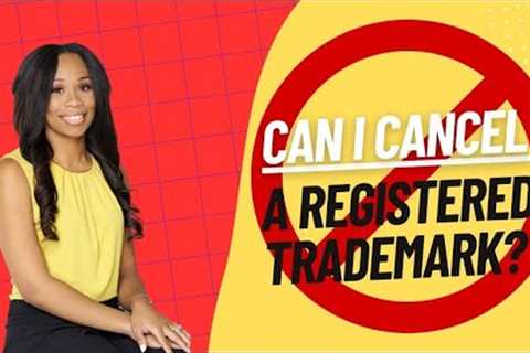 CAN I CANCEL A REGISTERED TRADEMARK? | True Lawyer LLC