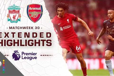 Liverpool v. Arsenal | PREMIER LEAGUE HIGHLIGHTS | 4/9/2023 | NBC Sports