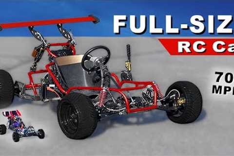 Insane 70mph Full-Size RC Car // Official Test and Review Electric GoKart