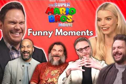 The Super Mario Bros Movie Bloopers and Funny Moments