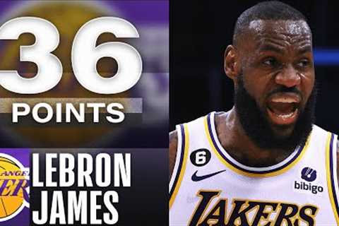 LeBron James GOES OFF For 36 Points In Lakers W! | April 9, 2023