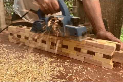 Coffee Table Design Project // How To Link Small Wooden Blocks Into A Extremely Strong Table