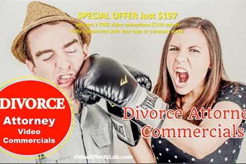 Attorney Specializing in Divorce Proceedings Video Commercial ID: ATT20 Video Effects Lab