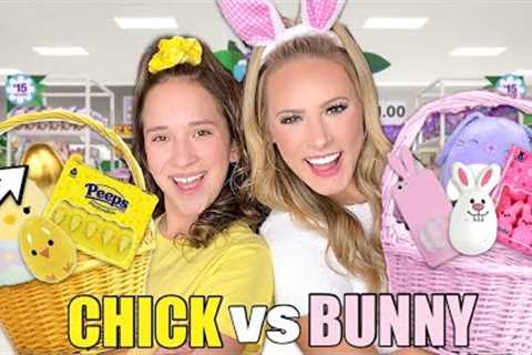 CHICK 🐥 VS BUNNY 🐰 TARGET SHOPPING CHALLENGE!