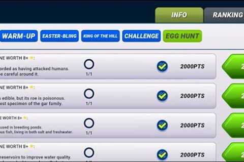 EGG HUNT Fishes You Need to Catch.