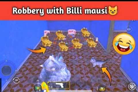 Robbery With Billi Mausi Part-1🤣||Bgmi Funny Short Movie ||Error Gamer||#bgmi #shortvideo #funny..