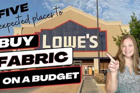 5 Unexpected Places to Buy Fabric on a Budget