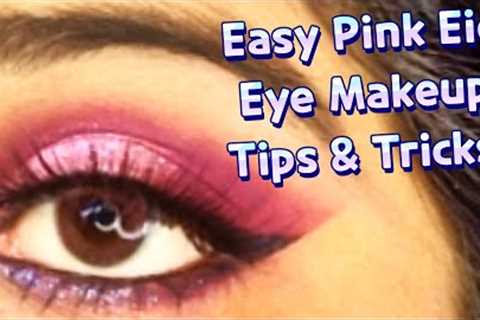 Eid Eye Makeup tutorial| Pink Eye Makeup| Easy Eye Makeup Tips &amp; Tricks💡