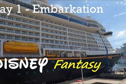 Day 1 - Disney Fantasy Western Caribbean 7-Night Cruise | Embarkation | August 2022