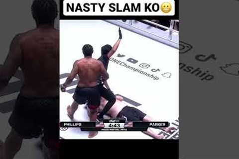 NASTY Slam KO!! #trending #trendingshorts #mma #shorts #sports #fight