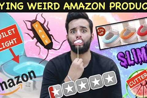 Trying WEIRD AMAZON Products !!*Fake COCKROACH Review*