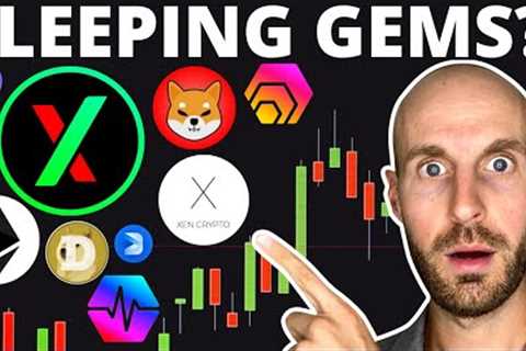 🔥10 RAPID FIRE SLEEPING GEM ALTCOINS in 2023?! (HUGE POTENTIAL?!!) 💎 👀💥