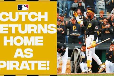 PITTSBURGH LOVES CUTCH! Andrew McCutchen returns home to Pittsburgh as a member of the Pirates!