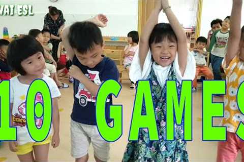 10 ESL games - simple activities [kindergarten]