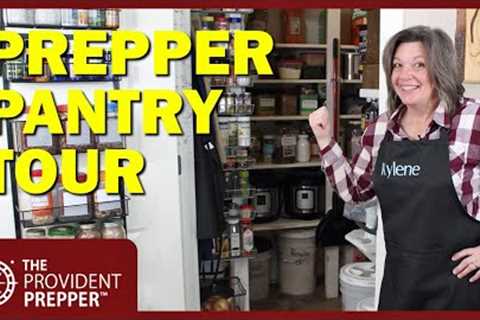 Prepper Pantry Tour - My Latest Organization Strategy to Create More Space
