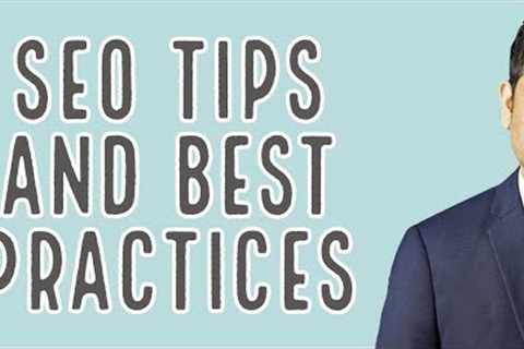 SEO   tips and best practises  | How to rank website pages higher in google search engine