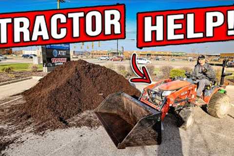 MOVING HOW MANY YARDS OF MULCH?! [WE WILL GET IT DONE!]