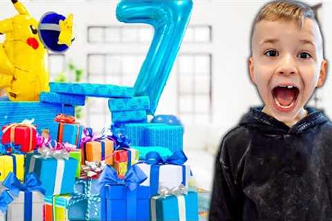 7 GIFTS for LIAM'S 7th BIRTHDAY!! *prank*