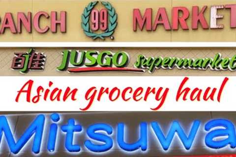 Shopping for our family's favorite Asian foods! | Asian grocery shopping haul