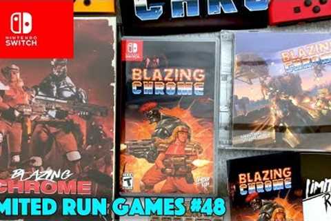 UNBOXING! Blazing Chrome VHS Edition Nintendo Switch Limited Run Games #48