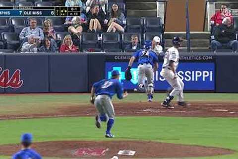 HIGHLIGHTS | Ole Miss Baseball vs Memphis 9 - 11 (4/11/23)