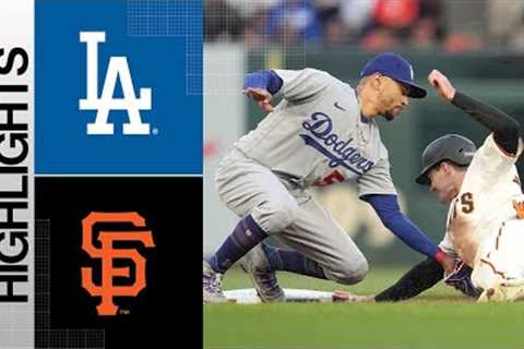 Dodgers vs. Giants Game Highlights (4/10/23) | MLB Highlights