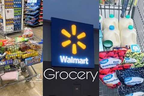 Walmart Grocery shopping ASMR Satisfying Relaxing Video Anxiety Relief💚