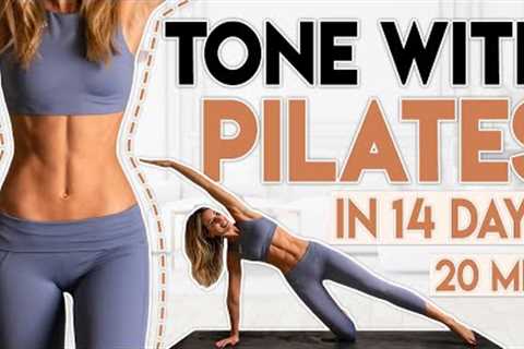 TONE WITH PILATES in 14 Days 🔥 Full Body Pilates Workout | 20 min