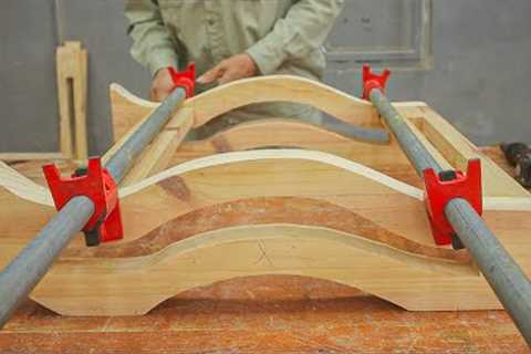 Woodworking Project Unique Curved Legs Table Furniture / Great Design Idea For Living Room Interiors