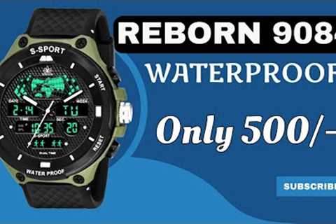 Reborn 9084 Water-Proof Watch 🔥 Digital + Analog 🔥 Unboxing and Details Review