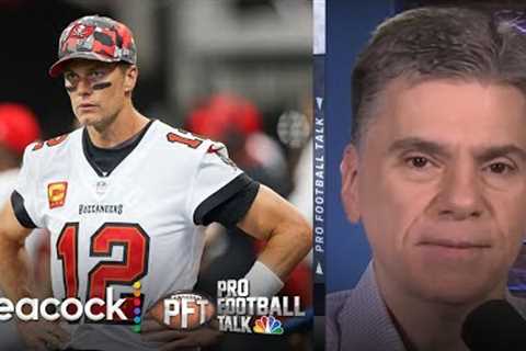 Tom Brady rattled by question about future on Let's Go! | Pro Football Talk | NFL on NBC