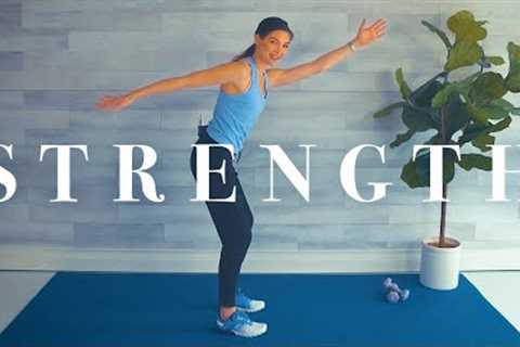 Full Body Strength Training Workout for Seniors &amp; Beginners // All Standing Bodyweight &amp;..