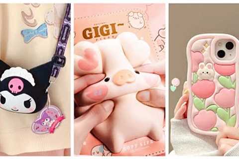 Unboxing Kuromi Sanrio Stationery &amp; Kawaii cute gadgets  #cindyasmr
