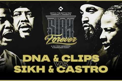 KOTD - DNA / Charlie Clips vs Real Sikh / Lu Castro I #RapBattle (Full Battle)