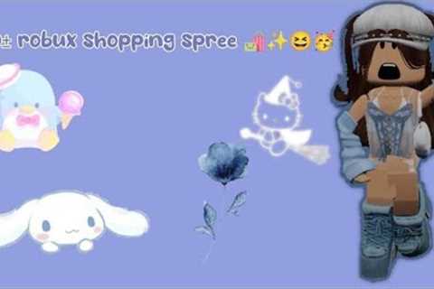 900± robux shopping spree 🛍️✨😆🥳 (not bragging, first vid)