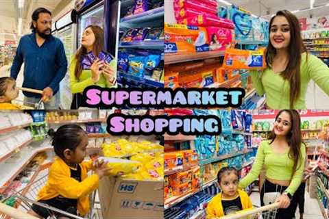 Lots of Super Market Shopping before Bindass Kavya Family Vaccation Trip starts Funny Chikoo Baby