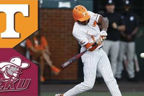 Eastern Kentucky vs #16 Tennessee Baseball Highlights | 6 HRs | College Baseball Highlights 2023