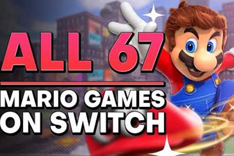All 67 Super Mario Games on Nintendo Switch