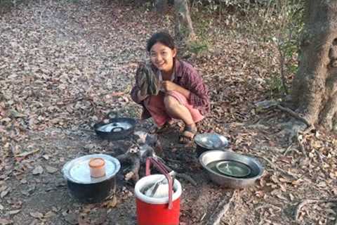 After catching fish, I will cook delicious fish for dinner🐠🐟🐋🍲