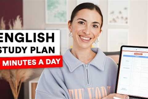 English study plan - 15-minute daily English language learning routine
