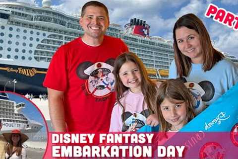 Our First Time On Disney Fantasy! | Part 1 | Disney Fantasy | Disney Cruise Line