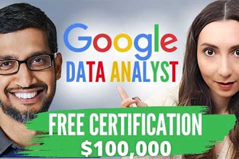 Make Money Online as a Data Analyst with FREE Google Certifications &amp; Training