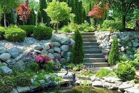 Modern Garden Design Ideas | Relaxing with rain sound #landscape #garden #home #sound #relaxing