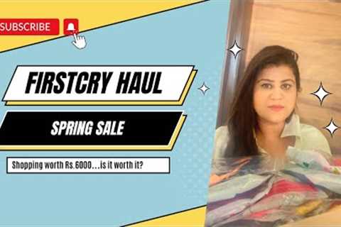 Huge Firstcry Baby Clothes haul| shopping worth Rs.6000| latest summer outfits for boys from babyhug