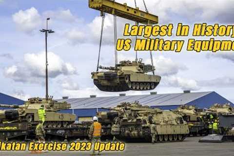 ACTUAL VIDEO Thousands of US Military Equipment Arrive in Subic Philippines |Balikatan Exercise 2023