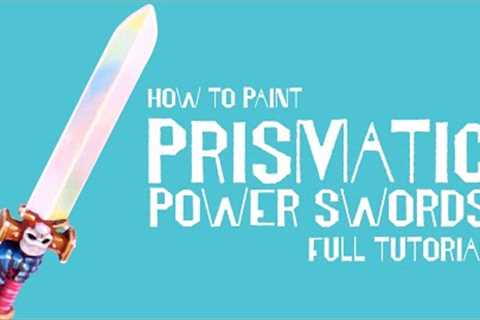 Painting a Space Marine's Prismatic Sword - Here's How!