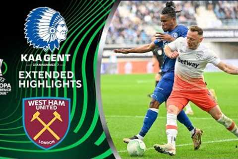 Gent vs. West Ham: Extended Highlights | UECL Quarter-Finals - Leg 1 | CBS Sports Golazo - Europe